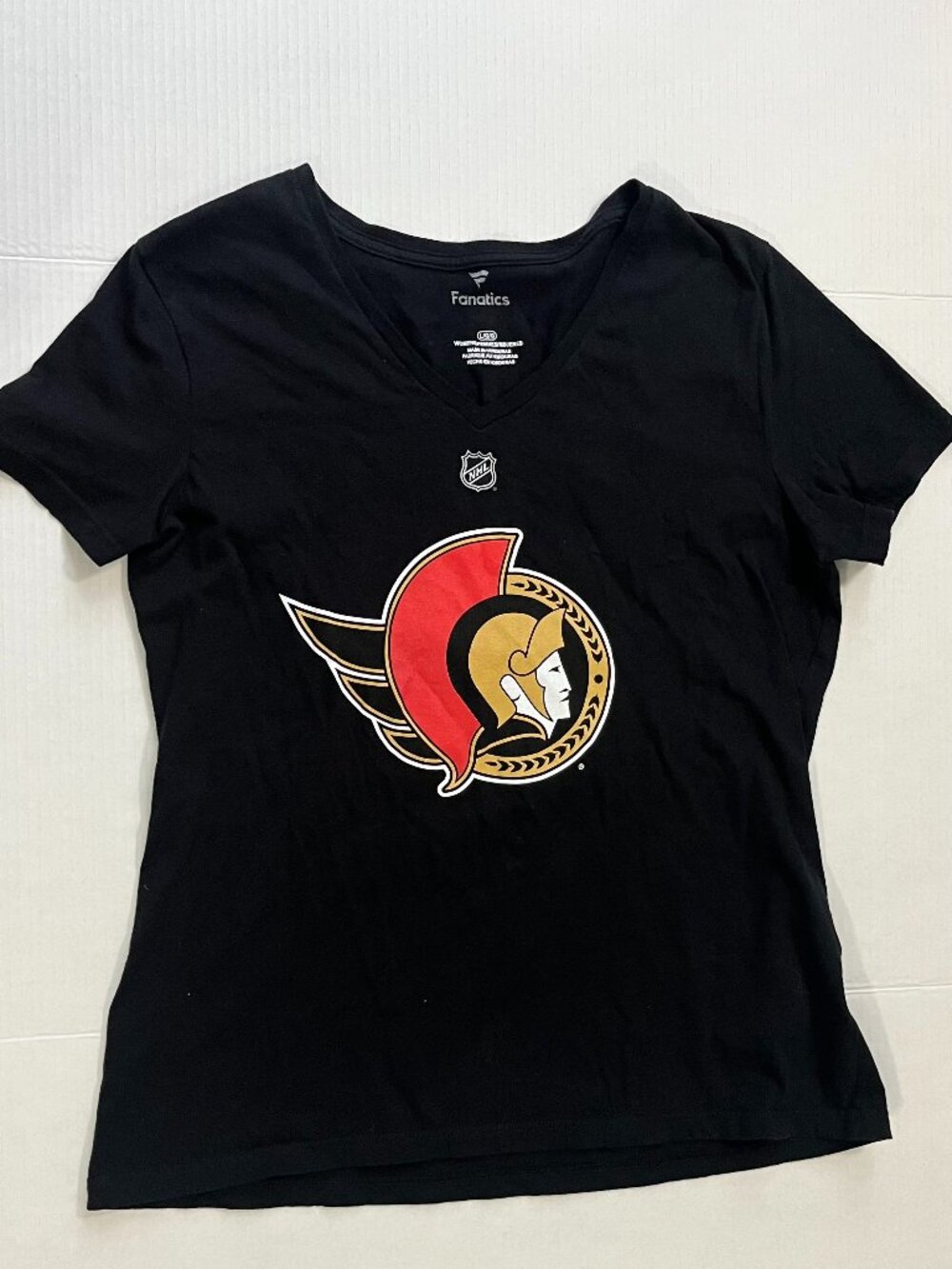 Ottawa Senators Fanatics Women’s Norris Black V-Neck NHL T-Shirt